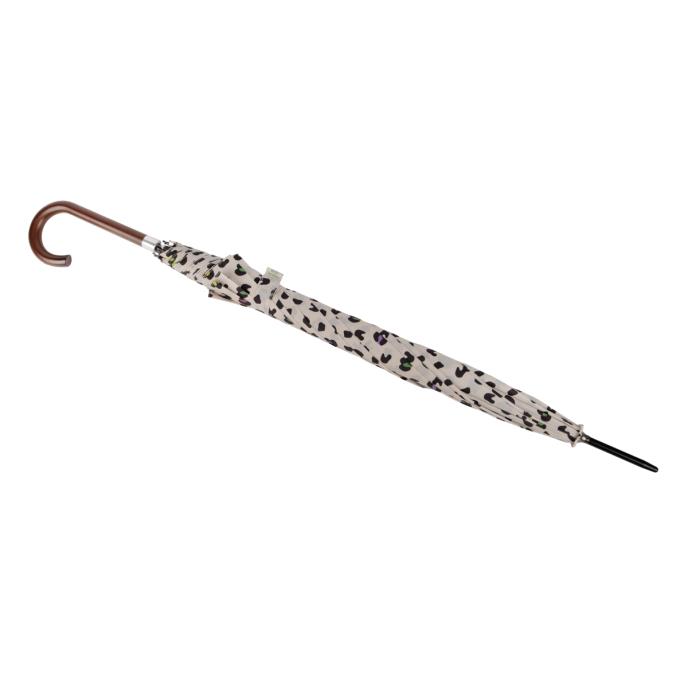totes® Auto Open Walker Wood Handle Bright Animal Print Umbrella  Extra Image 3